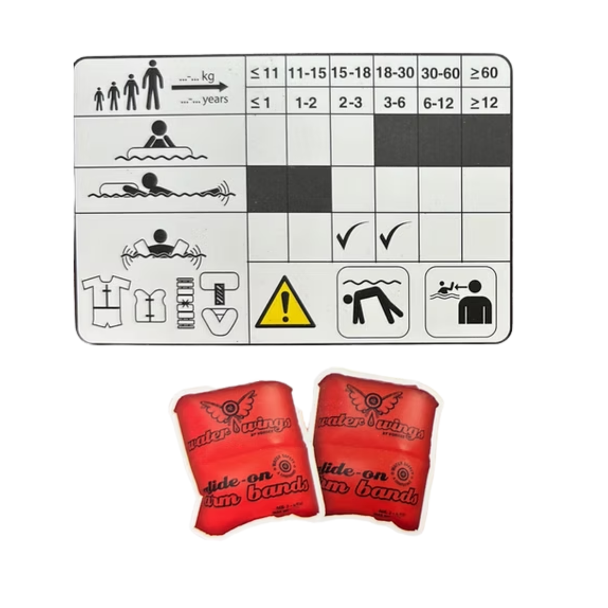 Glide-On Arm Bands