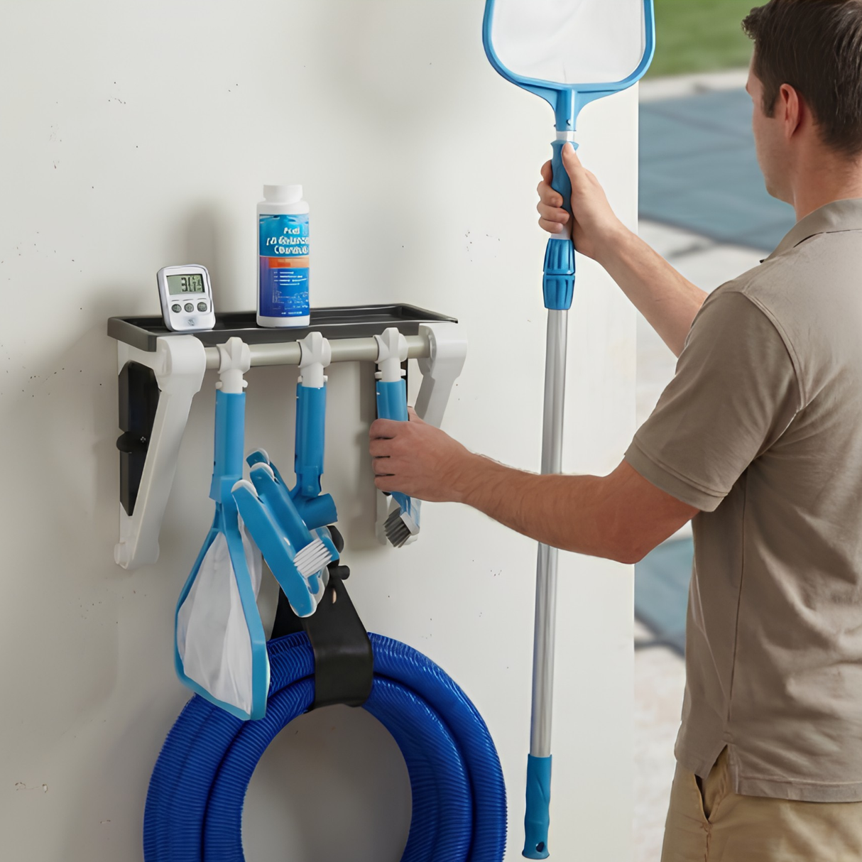 Spa & Pool Accessory Storage Rack