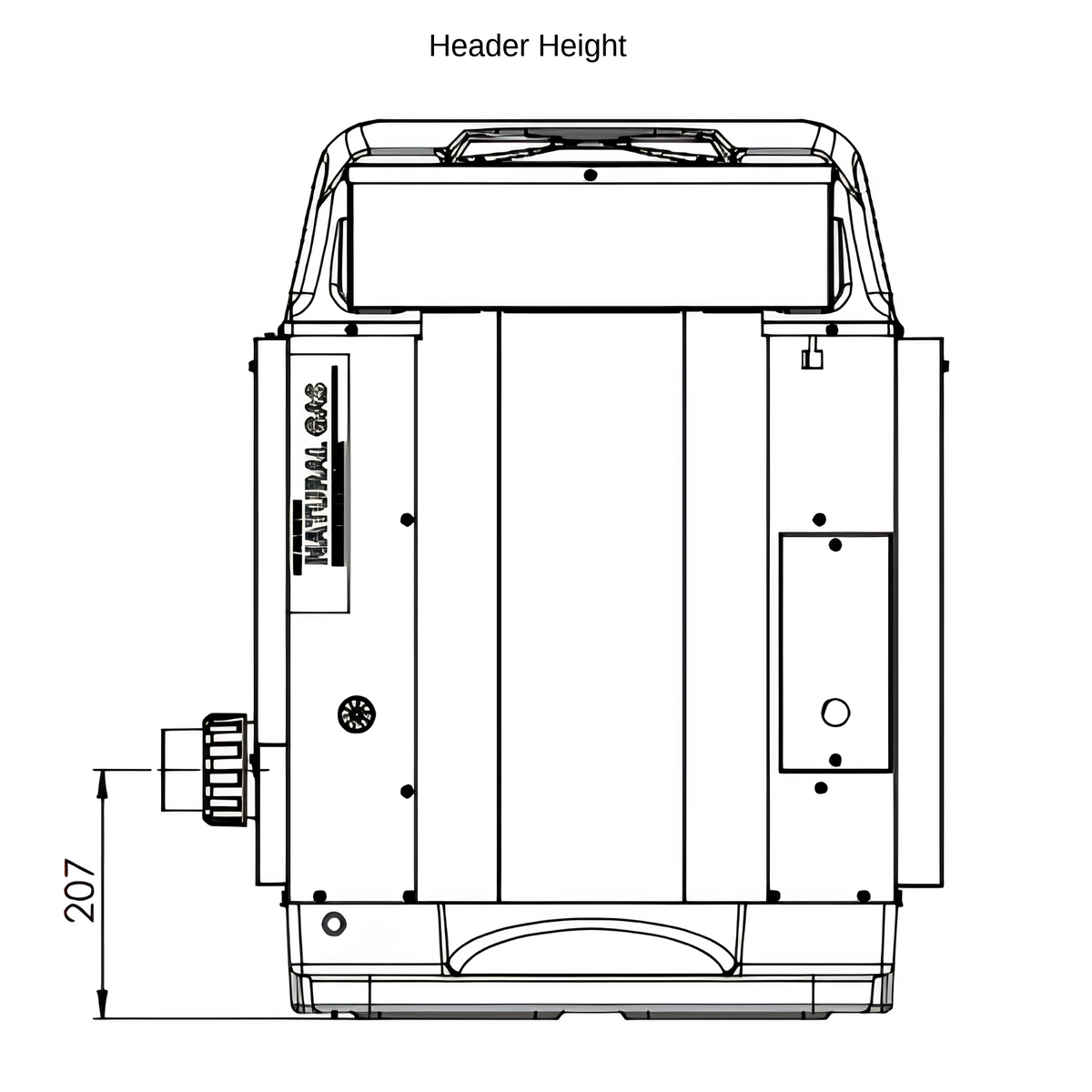 ICI 200C ULPG Pool Heater