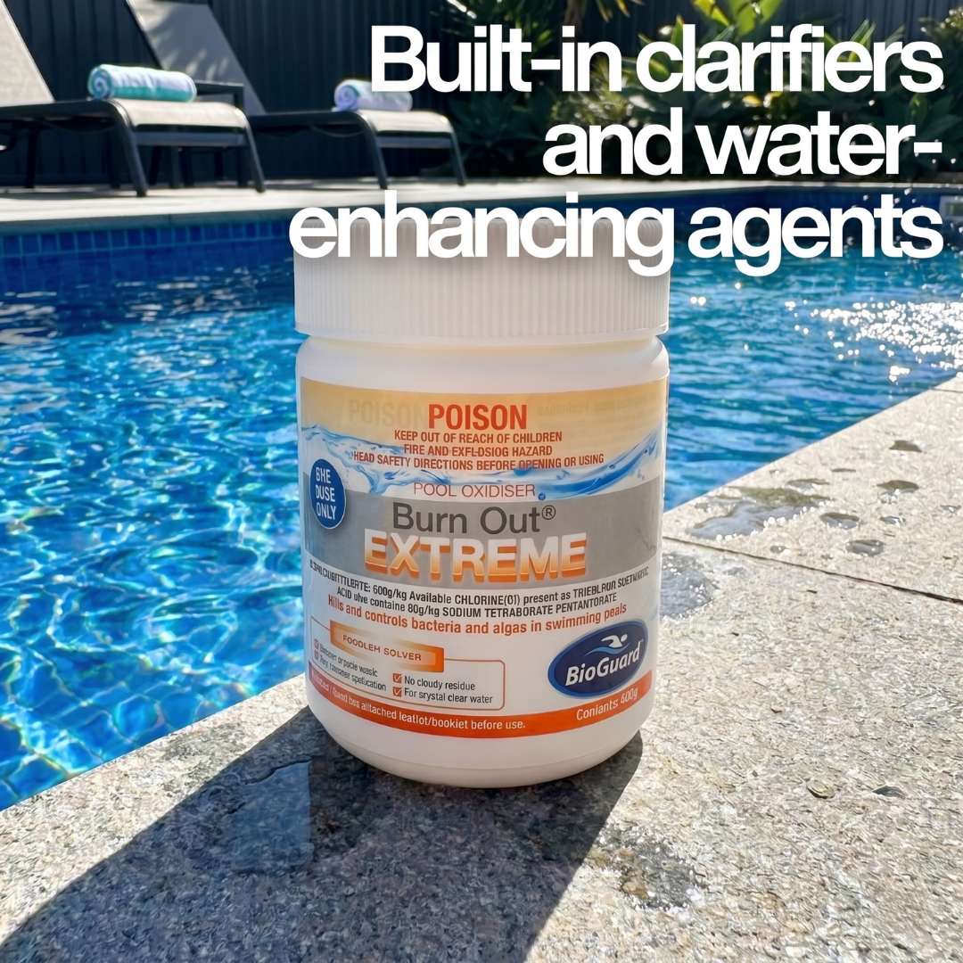 BioGuard Burn Out Extreme 600g pool clarifier and water enhancer