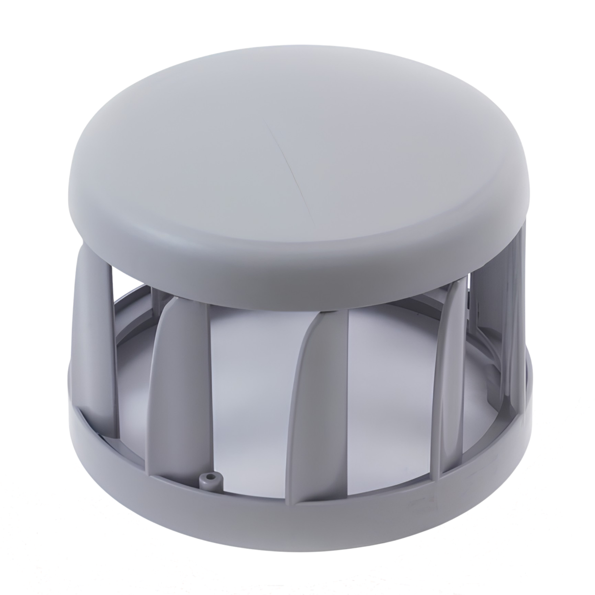Classic grey plastic CMP filter safety vane weir replacement cap with molded vertical grates for hot tub and spa skimmer assemblies.