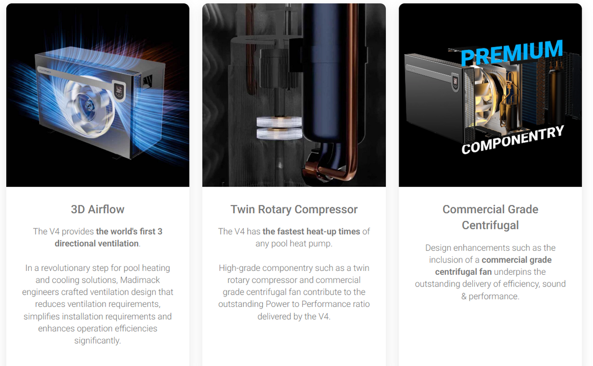 Elite V4 230 23kW Heat Pump Madimack