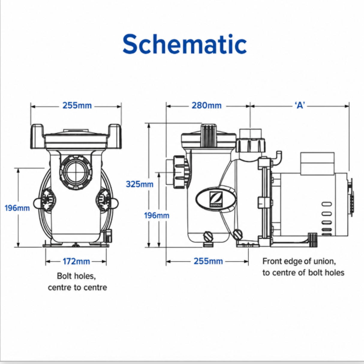 Zodiac FloPro SS 2.0HP Pool Pump