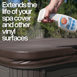 spray to help extend spa cover life.