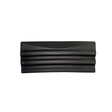 Studio product shot of a replacement dark grey charcoal textured Artesian Elite lounge headrest pillow for hot tubs, isolated on a white background.