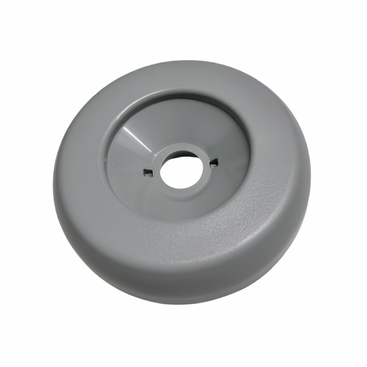 Angled top-down view of a textured grey Artesian Spas 2-inch hot tub diverter valve replacement cap 