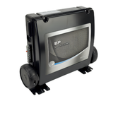 Balboa Water Group BP Series hot tub control system box with dual heater unions and side-mounted grounding bar