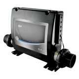 Balboa Water Group BP Series spa control pack showing electronic control box with integrated 3kW water heater
