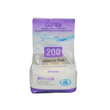 2kg bag of BioGuard Balance Pak 200 pH Increaser, a sodium carbonate pool balancer used to raise pH levels in salt and chlorine pools to prevent eye irritation.