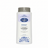 BioGuard SPA Armour 800g bottle, a dual-action sanitiser and oxidiser for outdoor spas. This chlorine and bromine-based formula controls algae and bacteria while restoring sparkling clear water.
