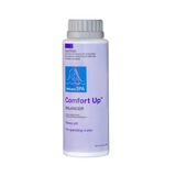500g bottle of BioGuard Spa Comfort Up pH Increaser, a sodium carbonate balancer used to raise pH levels in spa water to prevent equipment corrosion and skin irritation.