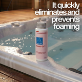 Foam Go spa defoamer eliminates and prevents foaming in hot tubs