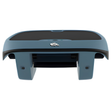 Straight front view of the Maytronics Dolphin Skimmi 300 solar-powered pool cleaner chassis isolated on a white background.