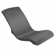 S.R. Smith Destination Series in-pool rocking lounge chair in Starry Night dark grey speckled composite material isolated on a white background.