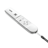Zodiac FreeRider iQ cordless robotic pool cleaner genuine replacement LiFi remote control in white with direction symbols and a black wrist lanyard.