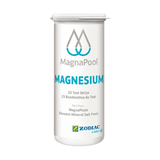 Bottle of Zodiac MagnaPool Magnesium Test Strips (25 count) for measuring magnesium levels in MagnaPool and Element mineral salt pools.